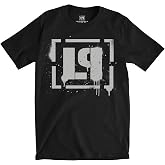 Linkin Park Unisex Adult Official Merch Meteora Stencil Square T-Shirt