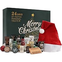 SCENTORINI Bougie Parfumée En Verre De Noël, Calendrier De L