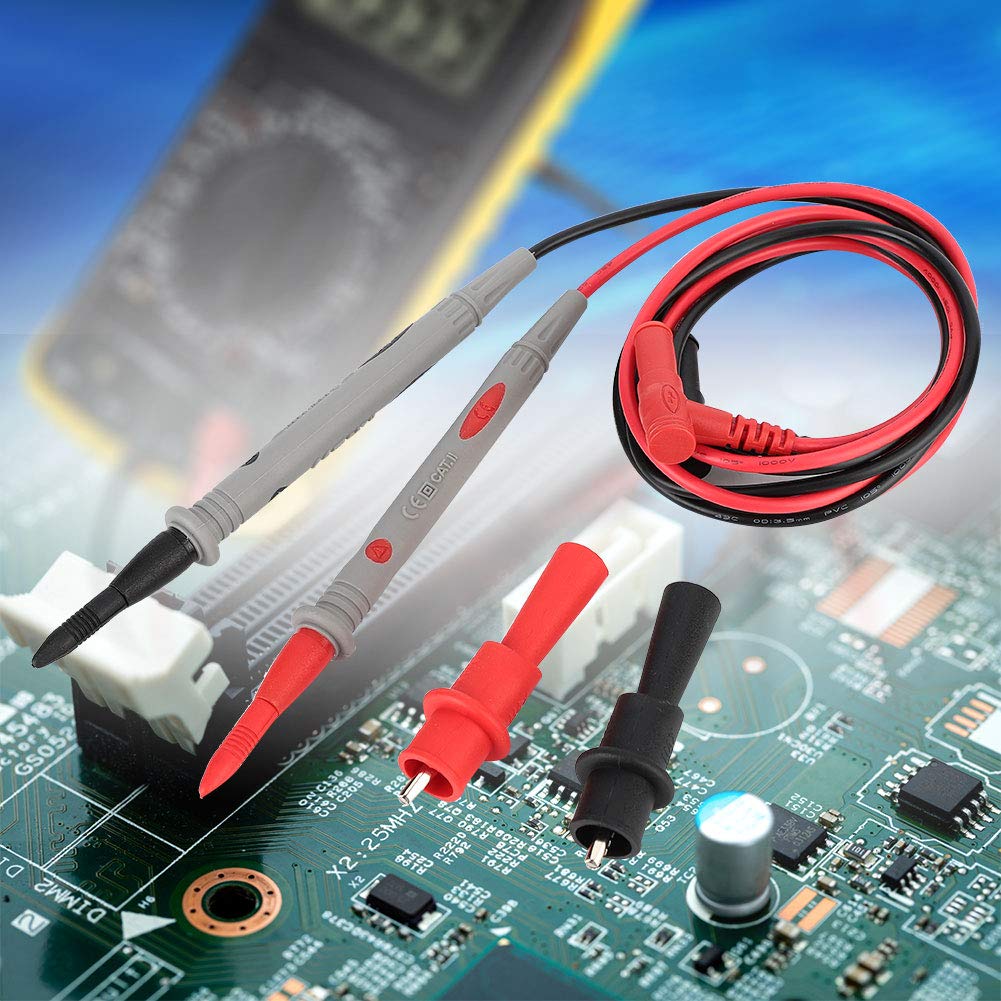 PT1006 Digital Multimeter Crocodile Clip Probe Pen + 1000V 20A Test Lead Cable 90cm Safety Alligator Clips Multimeter Test Leads Accessories Kit for Most of Digital Multimeter - Image 4
