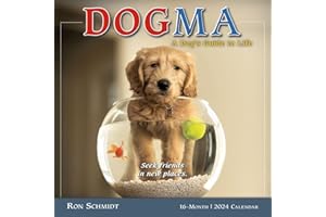 SELLERS PUBLISHING, INC. Dogma 2024 Wall Calendar: A Dog’s Guide to Life by Ron Schmidt, 12" x 12"