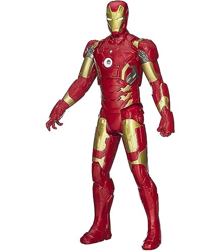 マーベル　アイアンマン　レッド/ゴールド　marvel Amazon.com: Marvel Avengers Titan Hero Series, Iron Man Figure, 12