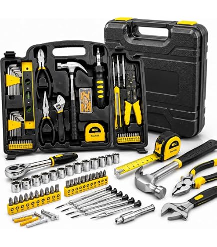 Domus Vita Kit de Ferramentas com 129 Peças, Maleta Profissional