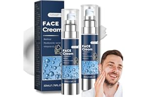 Face Cream for Men 6 In 1, Anti Aging & Wrinkle Cream, Eye Cream Face Moisturizer, Suitable for All Skin Types, 2 PCS