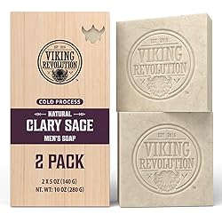 Viking Revolution Clary Sage Natural Soap for Men