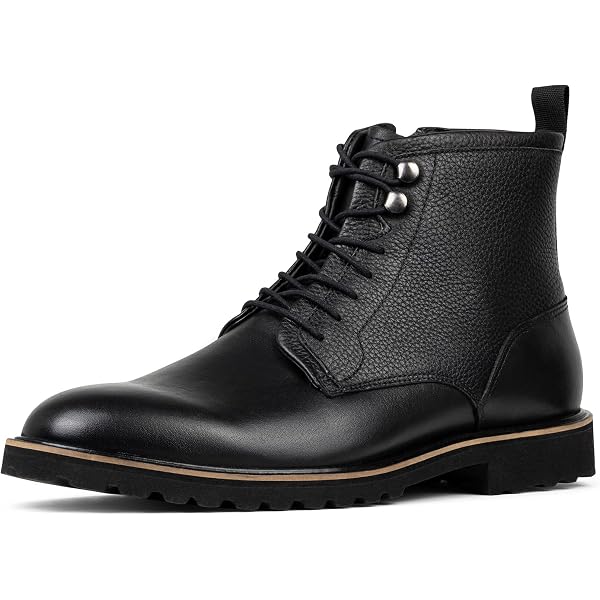 NEW NWOB Donald J Pliner James black tumbled leather lace up boot size 9 Amazon.com | Donald Pliner Men main image 3