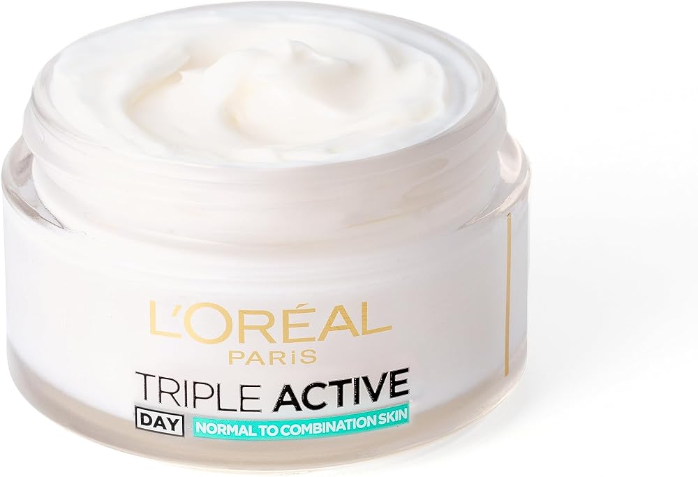 L'Oreal Paris Triple Active Day Moisturiser 50ml Normal/Combo Skin Hydrate