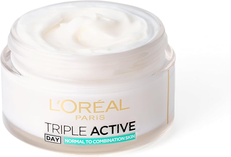 L'Oreal Paris Triple Active Day Moisturiser 50ml Normal/Combo Skin Hydrate