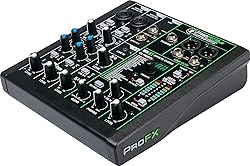 Mackie ProFX6v3 6-Channel Mixer with USB and