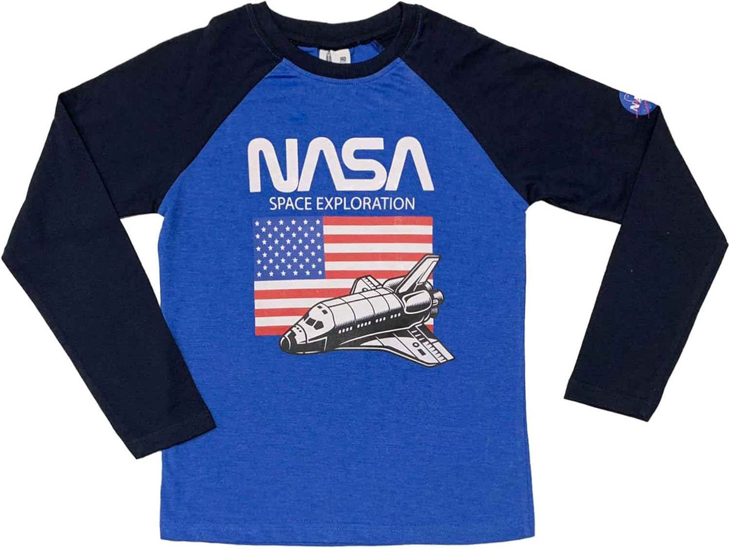 NASA Official Printed Jersey Long Sleeve Cotton Boys 3977: Amazon.co.uk: Clothing