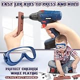 Vanplay 52 Pcs Kids Tool Set with Drill, Toolbox, Belt & Safety Goggles view 5