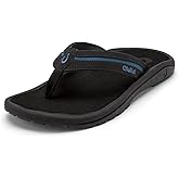 OLUKAI Ohana Palua Men's Water Friendly Sandals, Everyday Flip Flops, Arch Support & Comfort Fit, Lightweight & Durable, Enhanced Grip & Traction