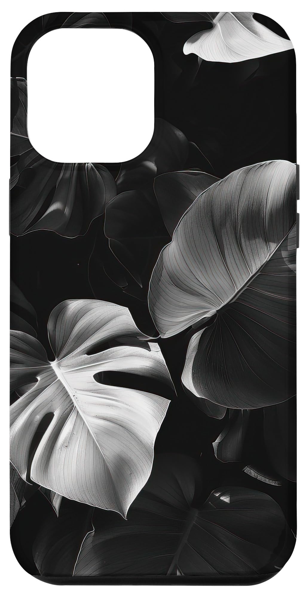 iPhone 15 Plus Black White Pando Tree Plant Lover Dendrophile Case