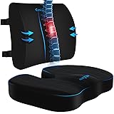 CushZone Seat Cushion, Lumbar Support Pillow with