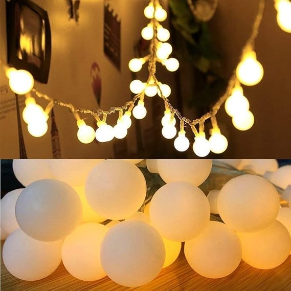 HomeDecor4U A2Z Ball String Home Decoration Gifts LED Copper Wire Lights (7 m,Warm White)