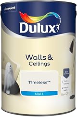 Dulux Matt Emulsion Paint Walls Ceilings Timeless 5 Litres view 2