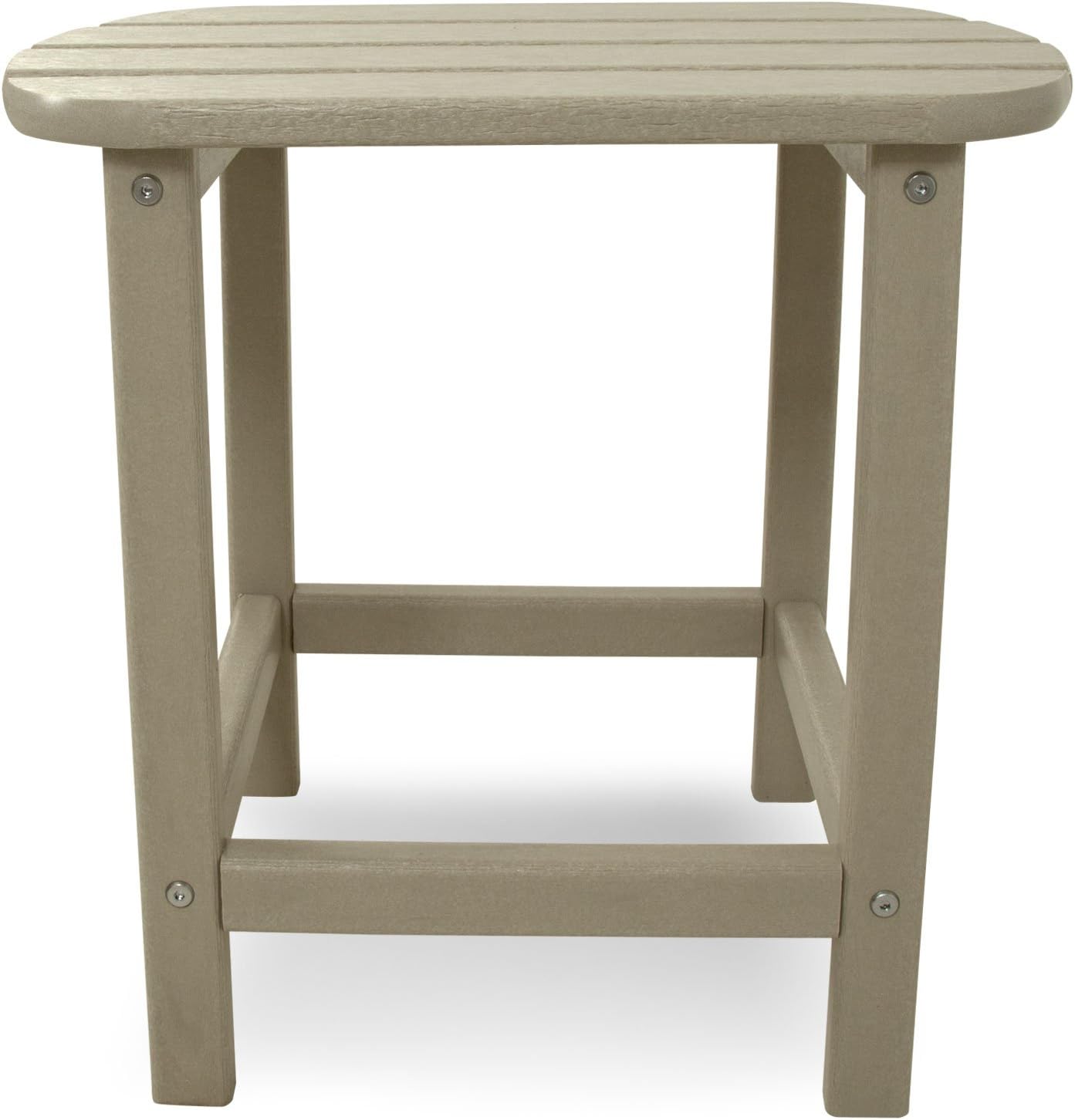POLYWOOD SBT18TA South Beach 18" Outdoor Side Table, Tangerine : Patio Side Tables : Garden & Outdoor