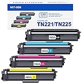 TN221 Toner Cartridges TN225 Toner Compatible Replacement for TN221 TN225 TN-221 TN-225 Use with MFC-9130CW HL-3170CDW MFC-93