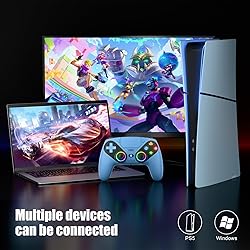 Dinosoo RGB Wireless Controller for PS5/PlayStation