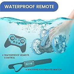 Tecnock Amphibious Remote Control Car Boat, 4WD