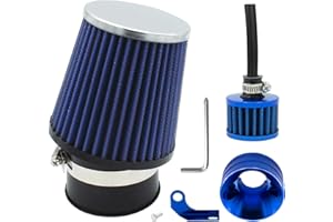 KTUMININV Upgraded Mini Bike Air Filter Adapter Kit for Predator 212cc Coleman CT200U CT200U-EX BT200X KT196 224cc 196cc 6.5hp Honda GX160 GX200 Engine Go Kart Performance Parts