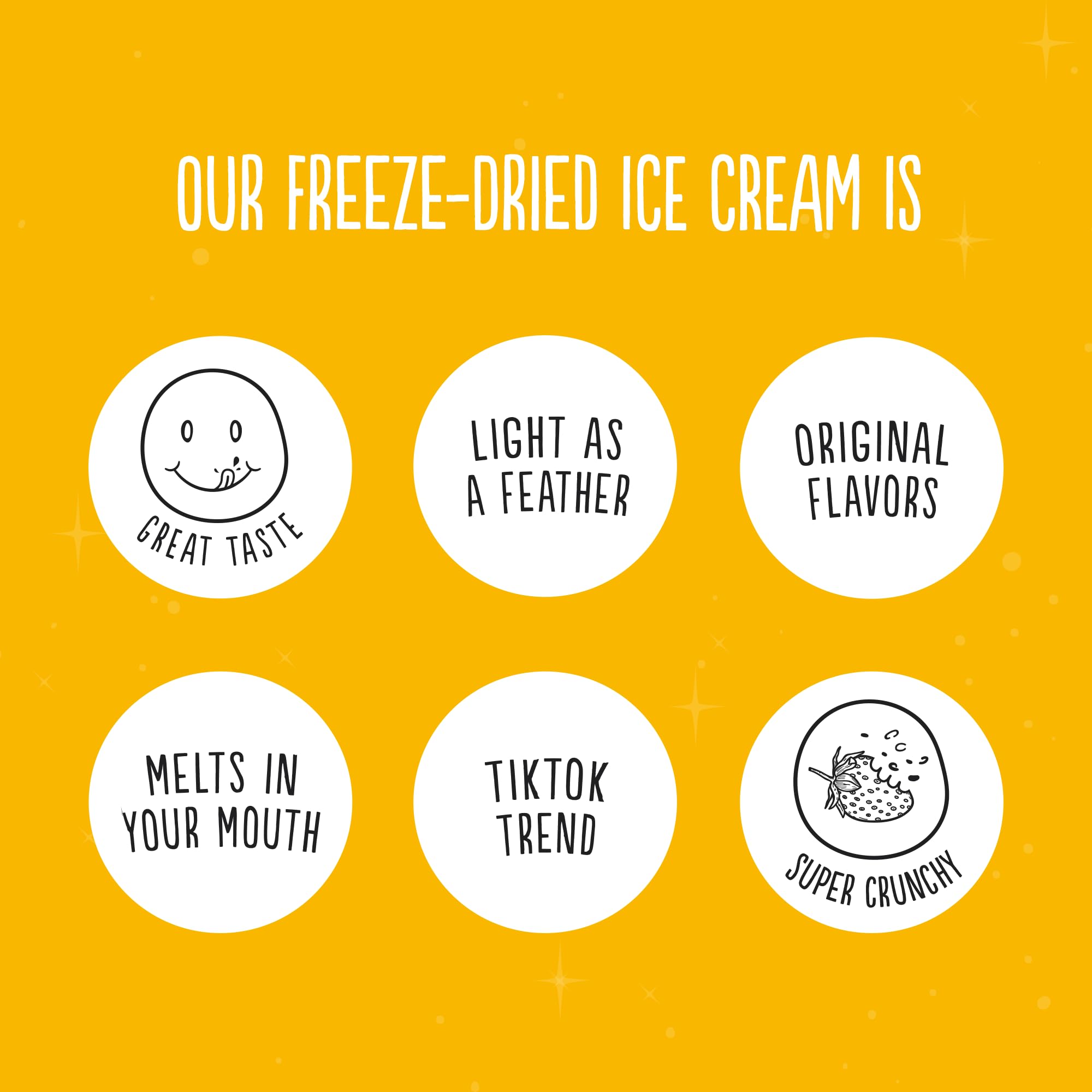 Super Garden Freeze Dried Ice Cream Vanilla With Chocolate Pieces | No ...