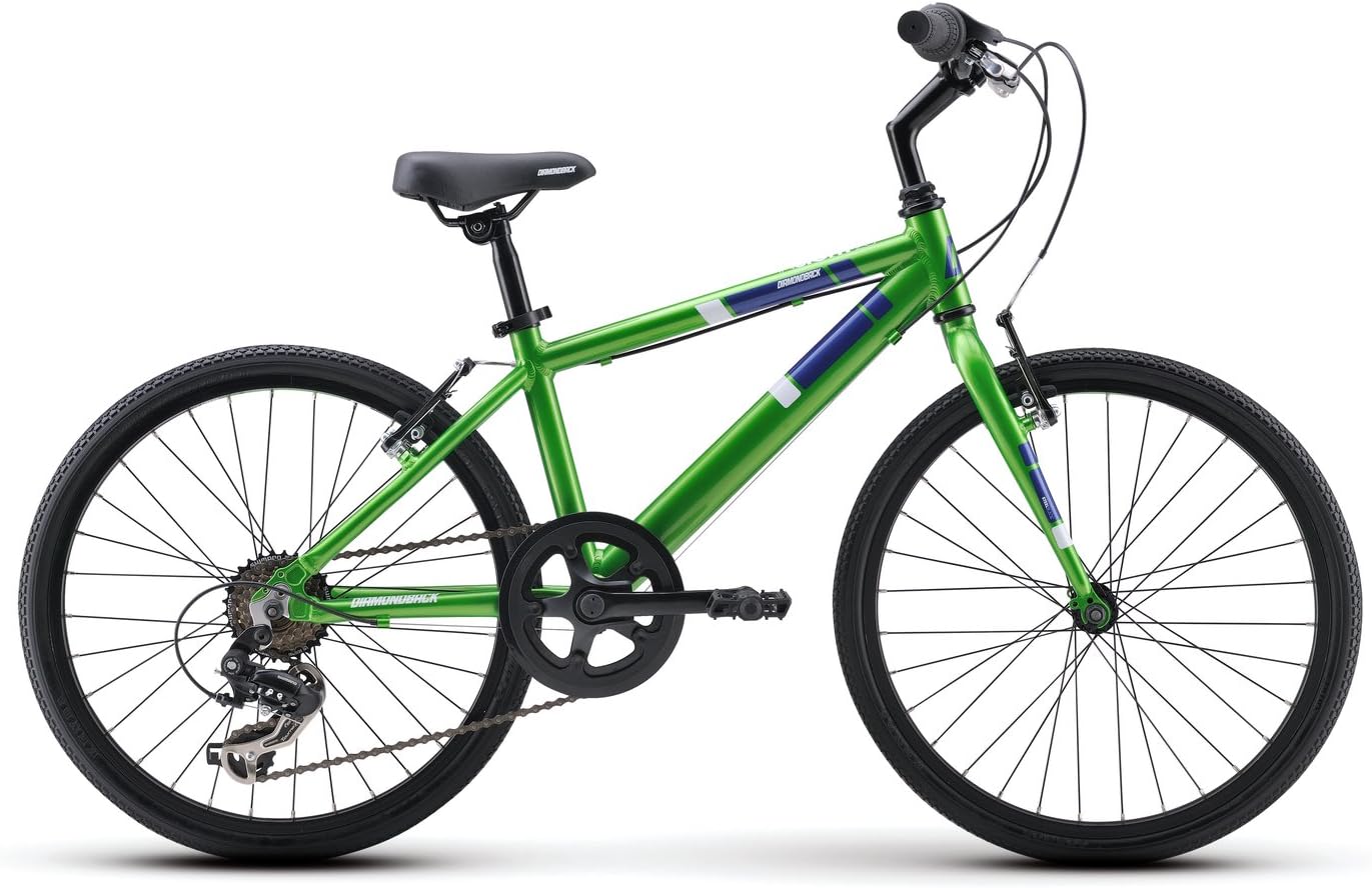 Diamondback Bicycles Insight Kid's Hybrid Bike, 20Inch Frame, Green