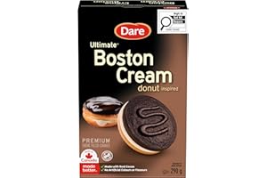 Dare Ultimate Donut Apple Fritter - Crunchy Sandwich Cookies with Real Apples and Cinnamon 290g Unit Pack