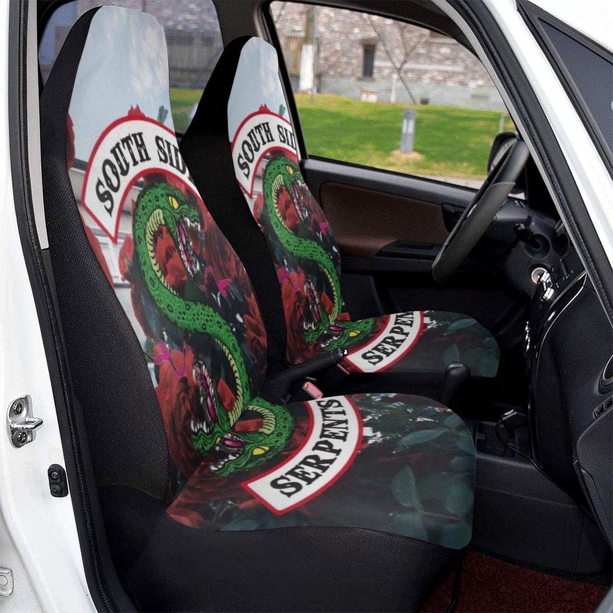 Midbeauty Southside Serpents Front Car Seat Covers Set Vehicle Seat Protector Car Mat Covers