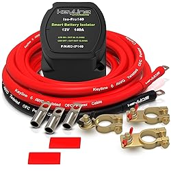 Dual Battery Isolator Kit 12V - 140 Amp Voltage