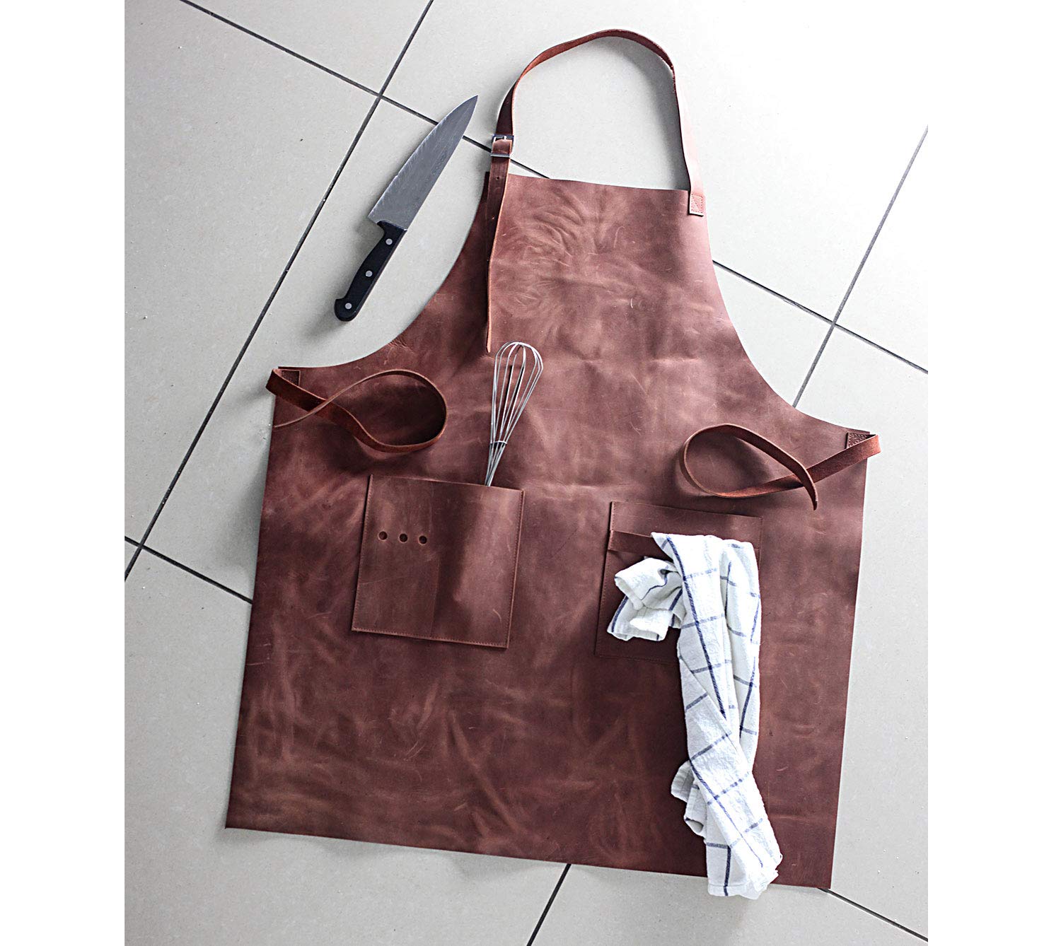 Personalized leather apron for 