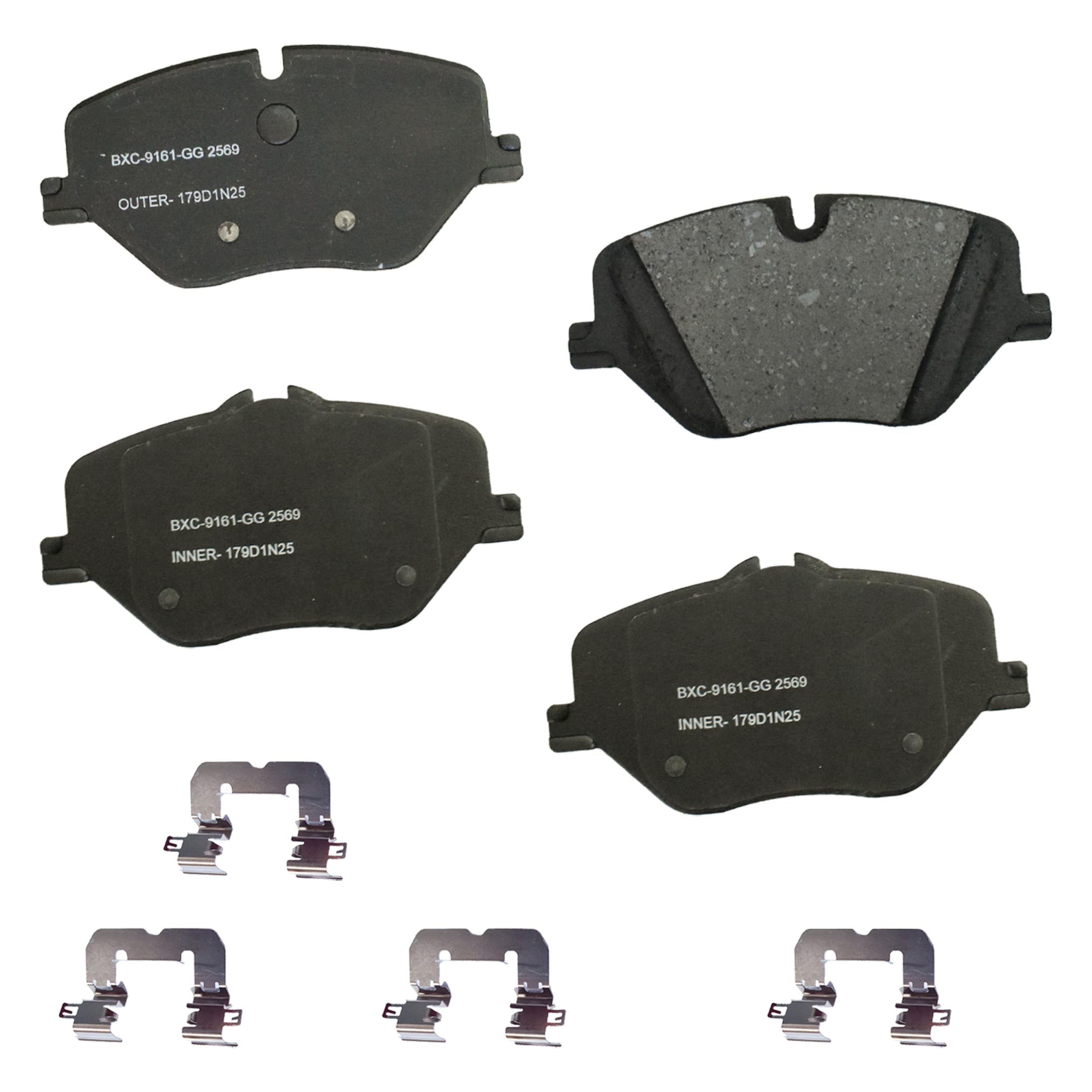 Bendix Premium SBC2569 Ceramic Front Brake Pads for BMW X3 2025, Mini Cooper 2025 Image