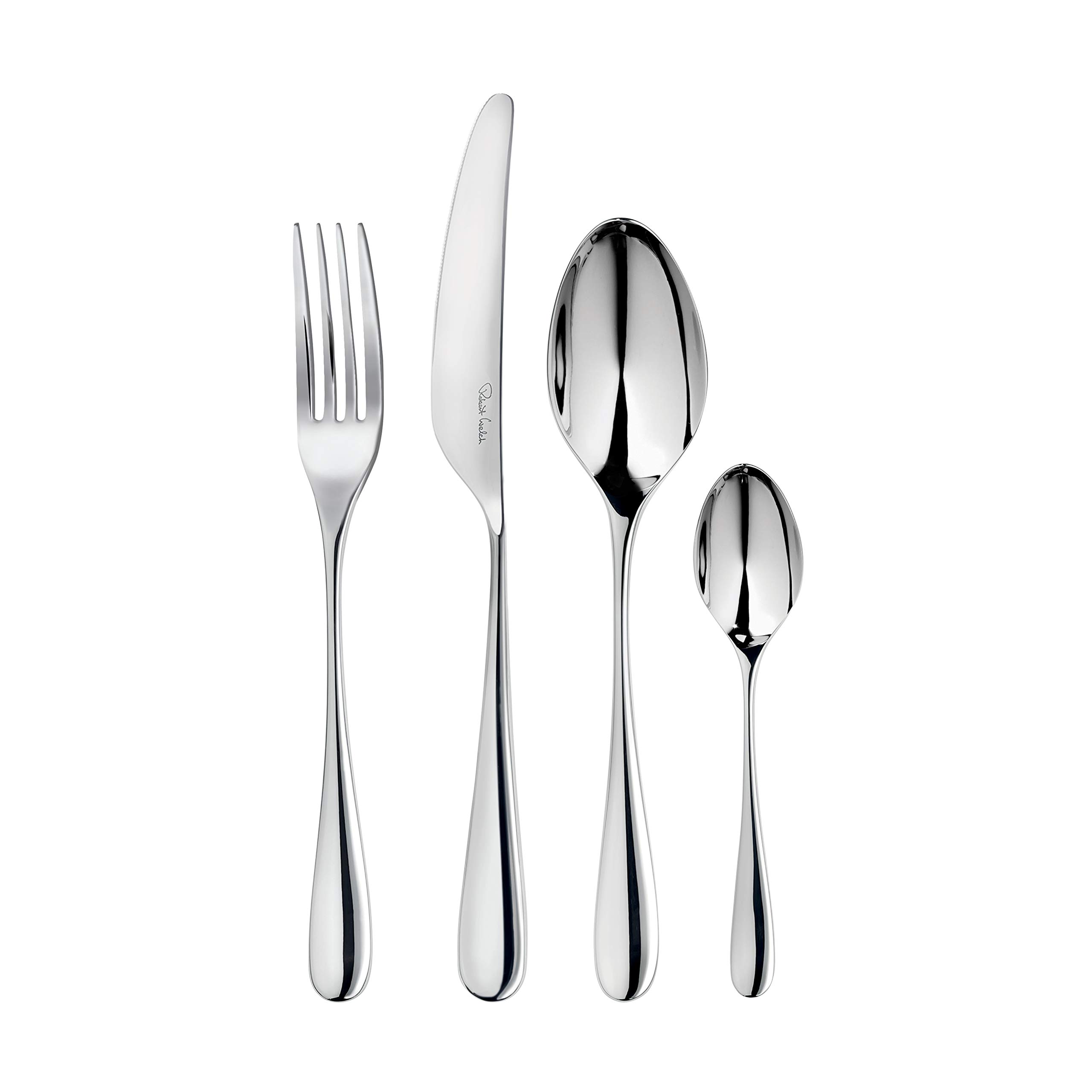 Robert Welch Arden Bright, 24 Piece Cutlery Set for 6 People. Made from Stainless Steel. Dishwasher Safe. — image 1