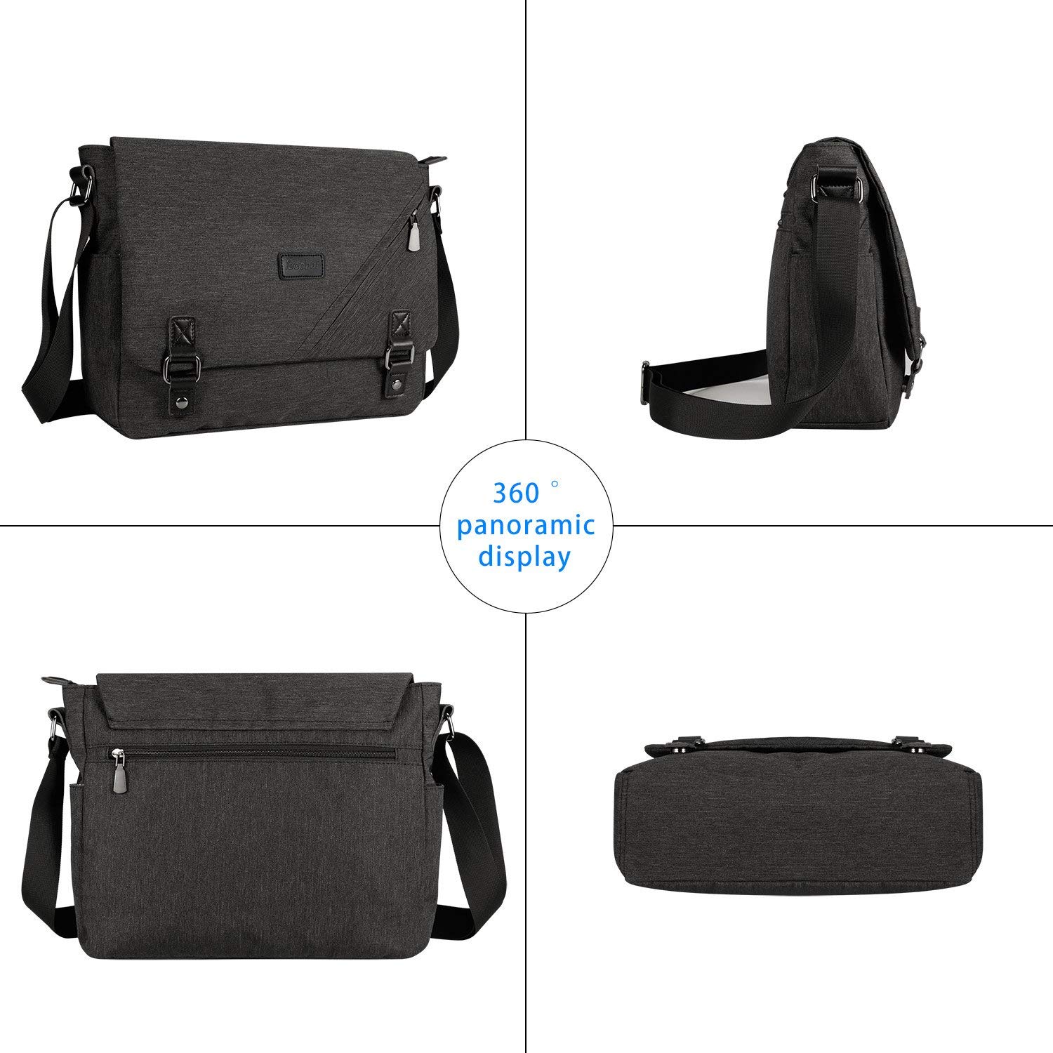 ibagbar Water Resistant Messenger Bag Satchel Shoulder Crossbody Sling