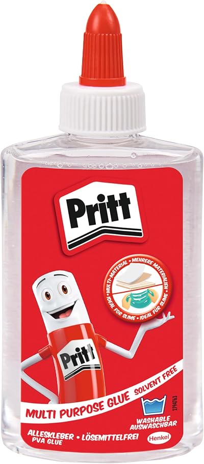 Unibond Pritt PVA 145ml Multi Glue - Safe, Washable, Craft Adhesive