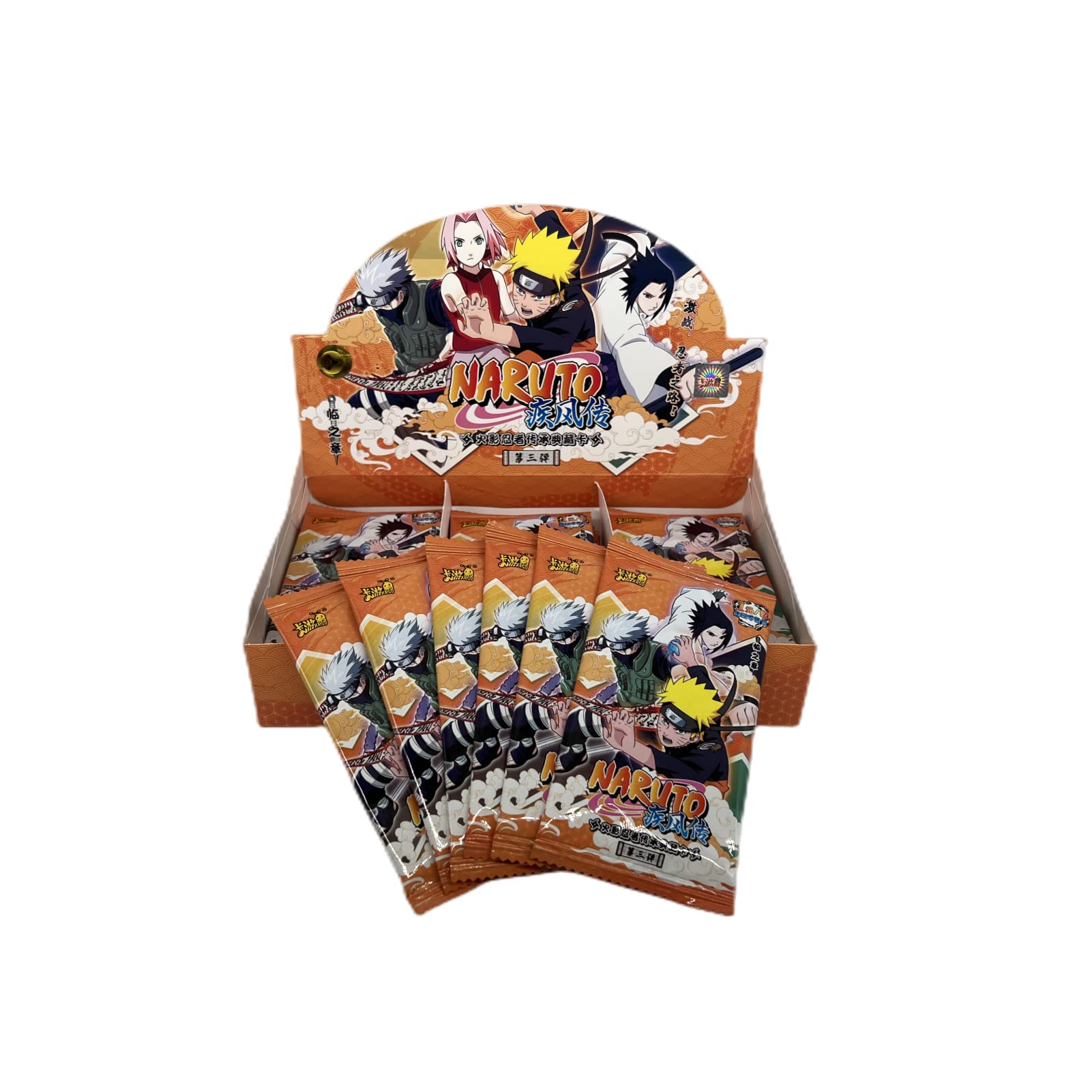 Naruto Cards Booster Box-Official Anime CCG Collectable Playing/Trading Cards The Third Phase - 36 Packs 5 Cards/Pack (180 Cards)