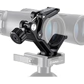 FANAUE S3 Binocular Tripod Mount Adapter, ARCA Quick Release with 1/4" 3/8" Screw for Vortex Nikon Binoculars