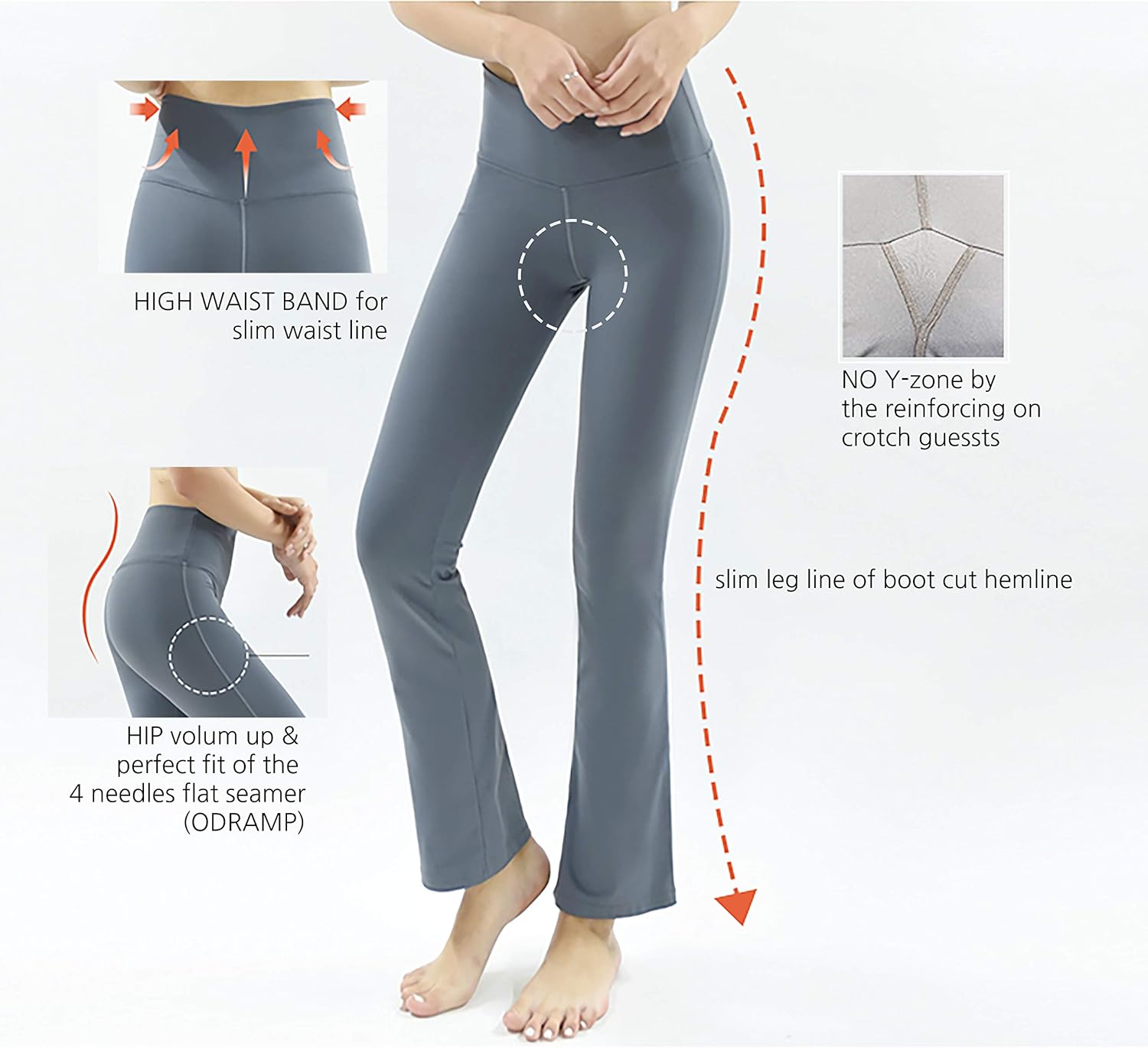 Private Island Women UPF 50+ Beach Long Bootcut Pocket Pants Swimsuit Bathing Swim Rash Guard Bottom: Clothing