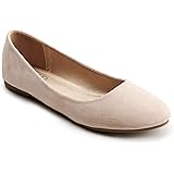 Trary Women's Round Toe Ballet Flats Shoes