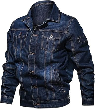 denim jacket with embroidery mens