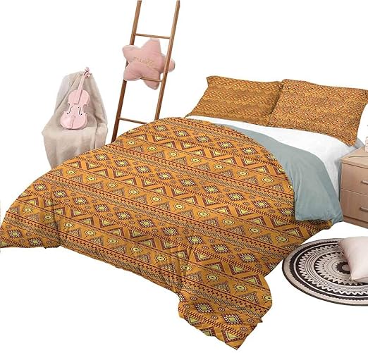 orange kids bedding