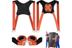 Moving Straps, Lifting Straps for Moving Furniture, BUDOME 2-Person Shoulder Lifting and Moving System for Appliances, Mattre