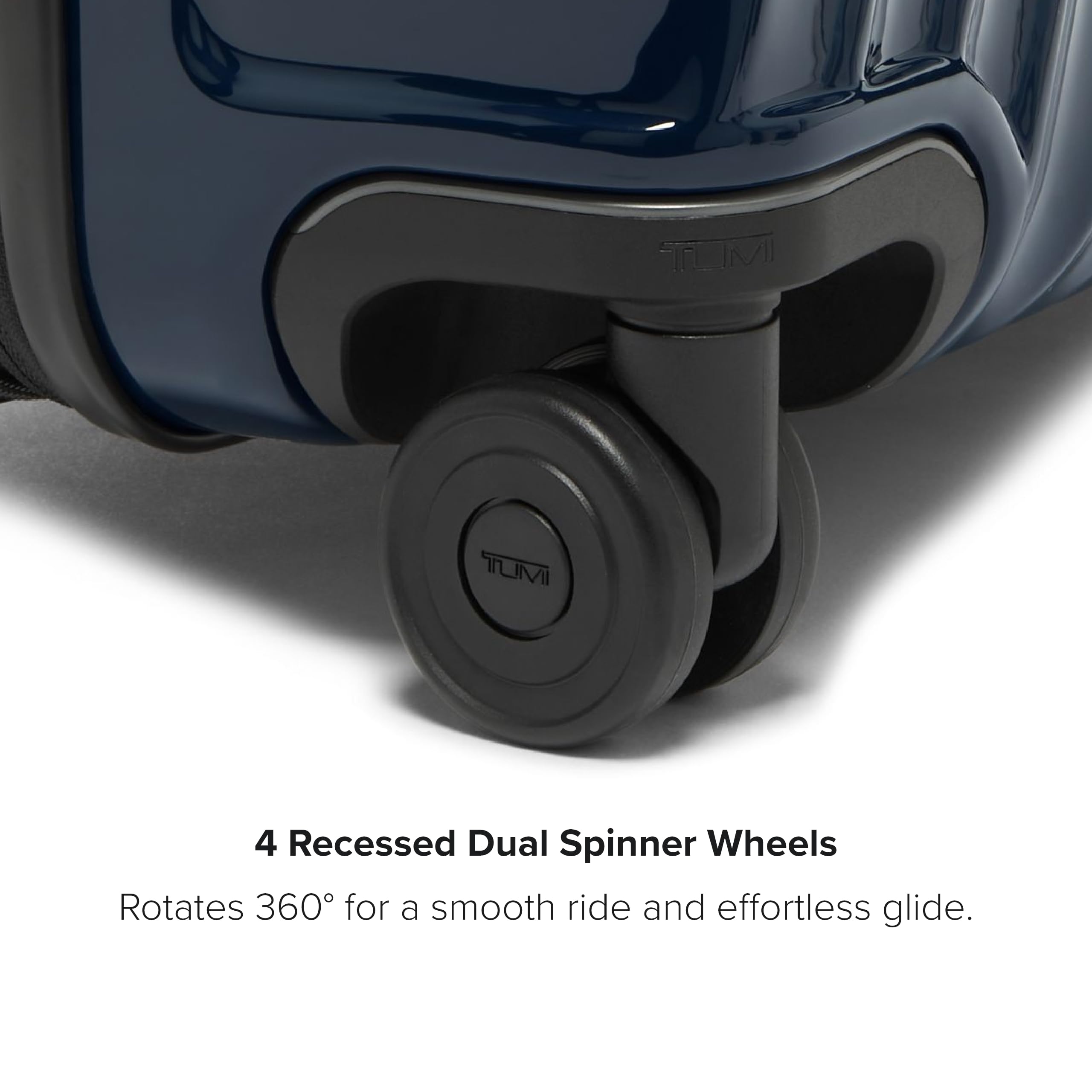 TUMI 19 Degree Extended Trip Expandable 4 Wheeled Packing Case - Hard Shell Suitcase - Roller Suitcase Checked Bag - Navy