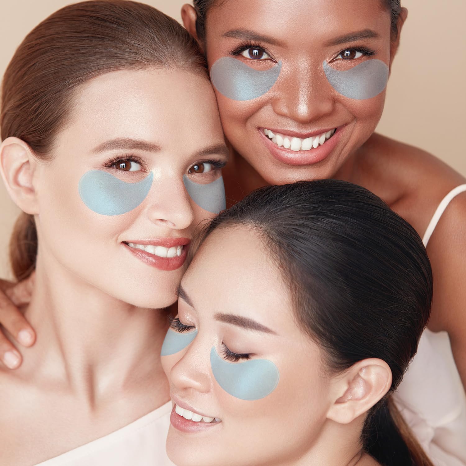 ROUSE Snail Extract Collagen Under Eye Patches with Hyaluronic Acid Anti-Aging Eye Mask Under Eye Bags Dark Circle Removal Moisturizing Repairing Friming Eye Gel Treatment Mask-60pcs