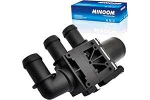 MINOOM 64129153079 Heater Control Valve Replacement for BMW 330E 530E 740LE I8 X3 X5 Chrysler Pacifica Voyager Mini Cooper Part No.#1147412213丨1147412228丨68237835AA丨64119147347丨64119890553