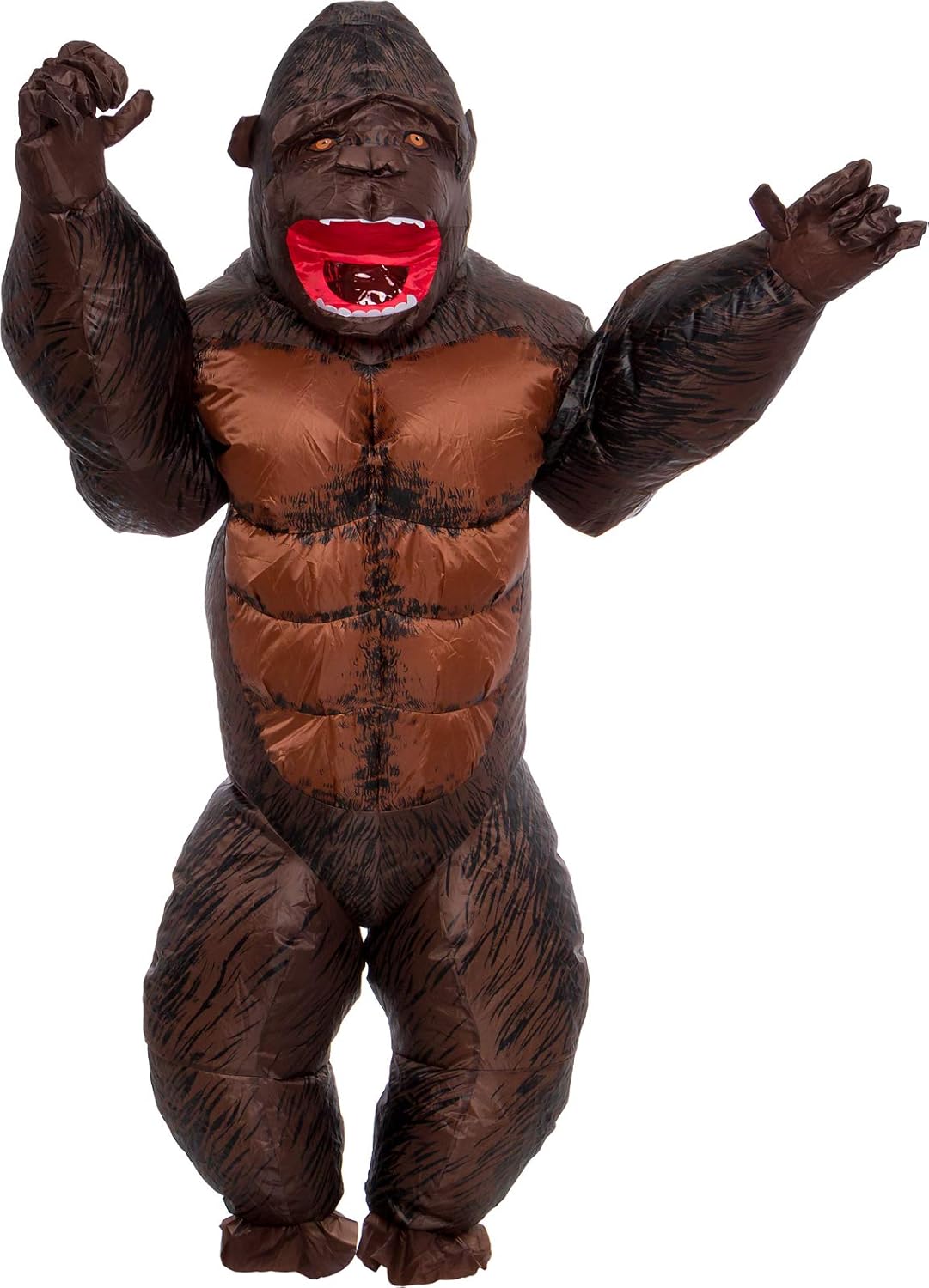 Splurge Worthy Toys and Games Inflatable 3D Gorilla Costume Adult