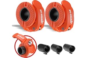 ZY-HUAN Pro Barbell Clips 1 inch Barbell Clamps 0.9-1.18inch Quick Release Weight Clips for Bars Multi-Size Adjustable Olympic Barbell Clamps