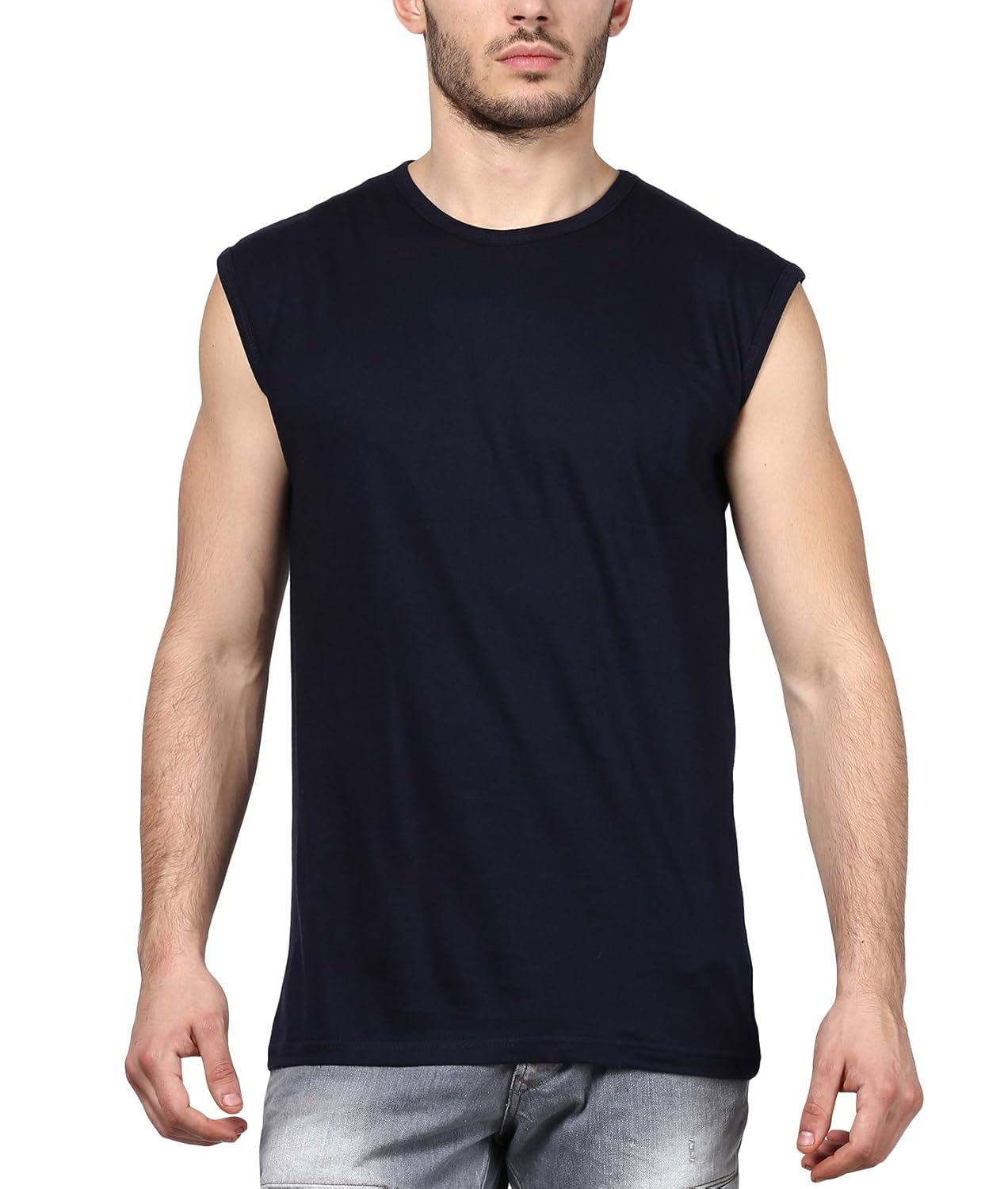 inkovy men's sleeveless roundneck tshirt