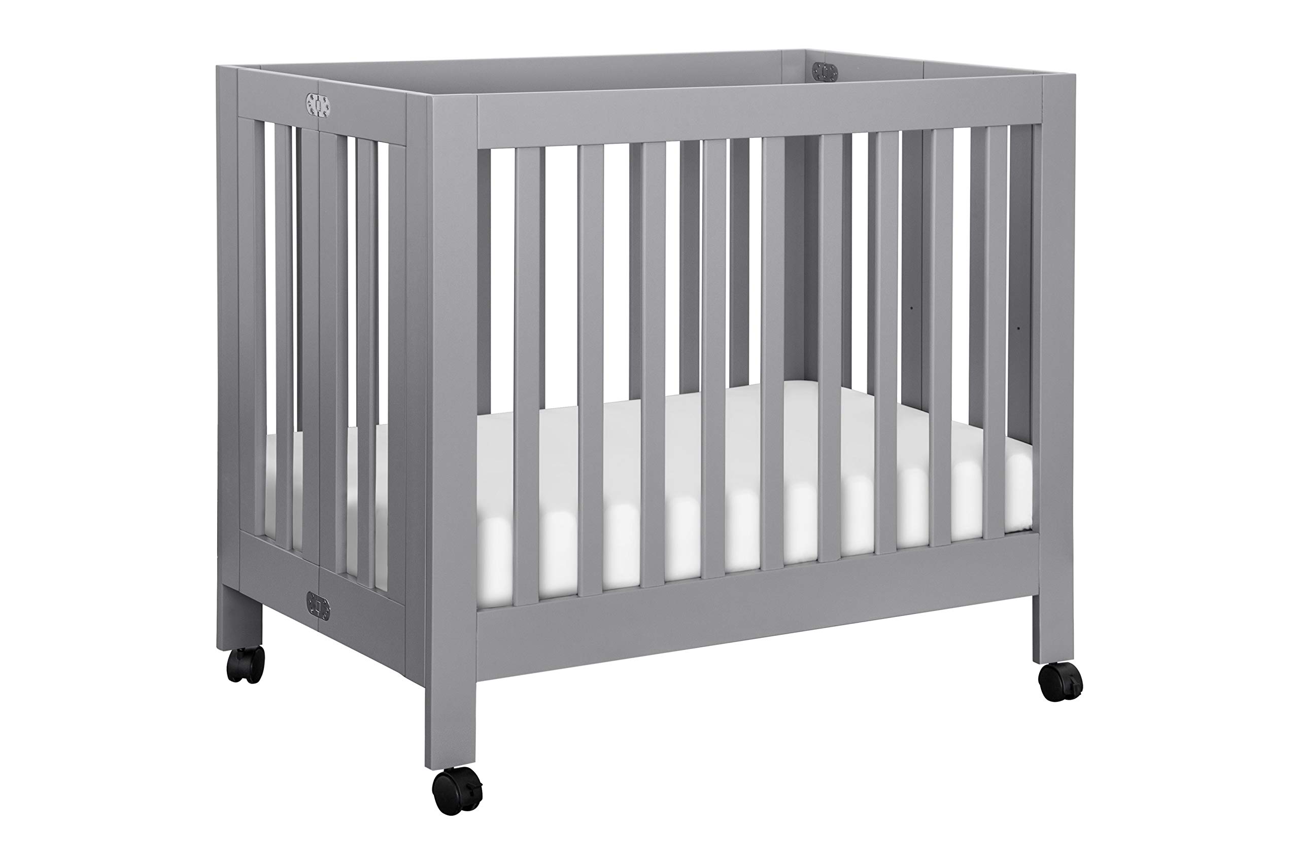 Babyletto Origami Mini Crib, Grey