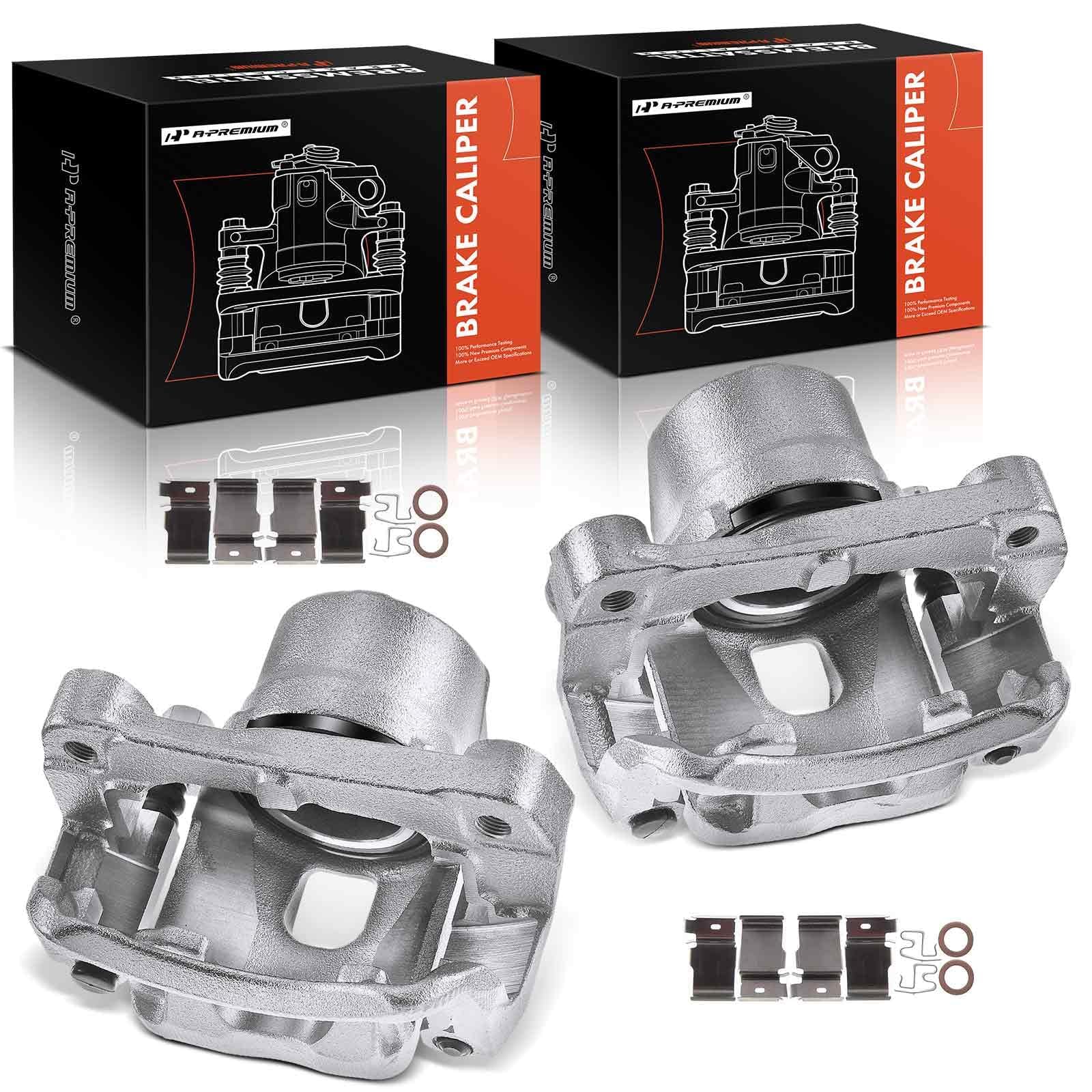 Photo 1 of A-Premium Disc Brake Caliper Assembly with Bracket Compatible with Select Toyota Models - Tacoma 1995 1996 1997 1998 1999 2000 2001 2002 2003 2004 - Front Driver and Passenger Side, 2-PC Set