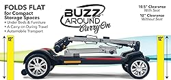 Golden Technologies Buzzaround Carry On Fold-Flat
